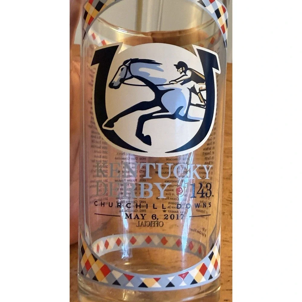 2017 KENTUCKY DERBY 143rd May 6th, Churchill Downs Julep Drinking Glass New